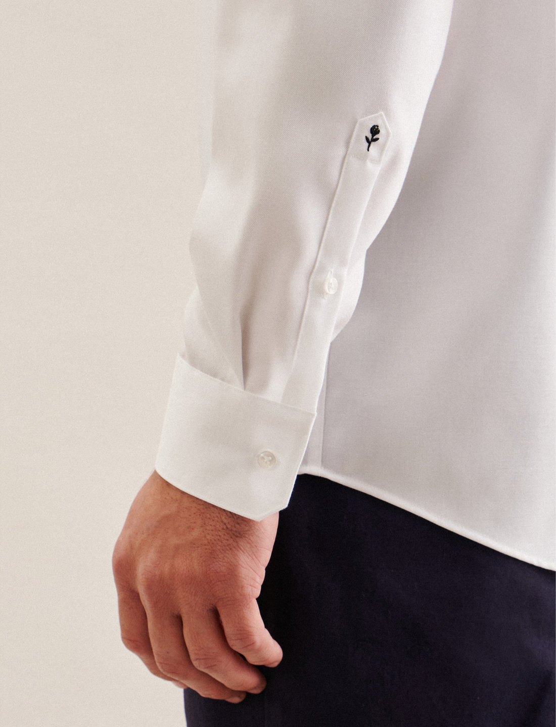 Seidensticker - New Kent 108 Combi Cuff - formal shirts - white - 4