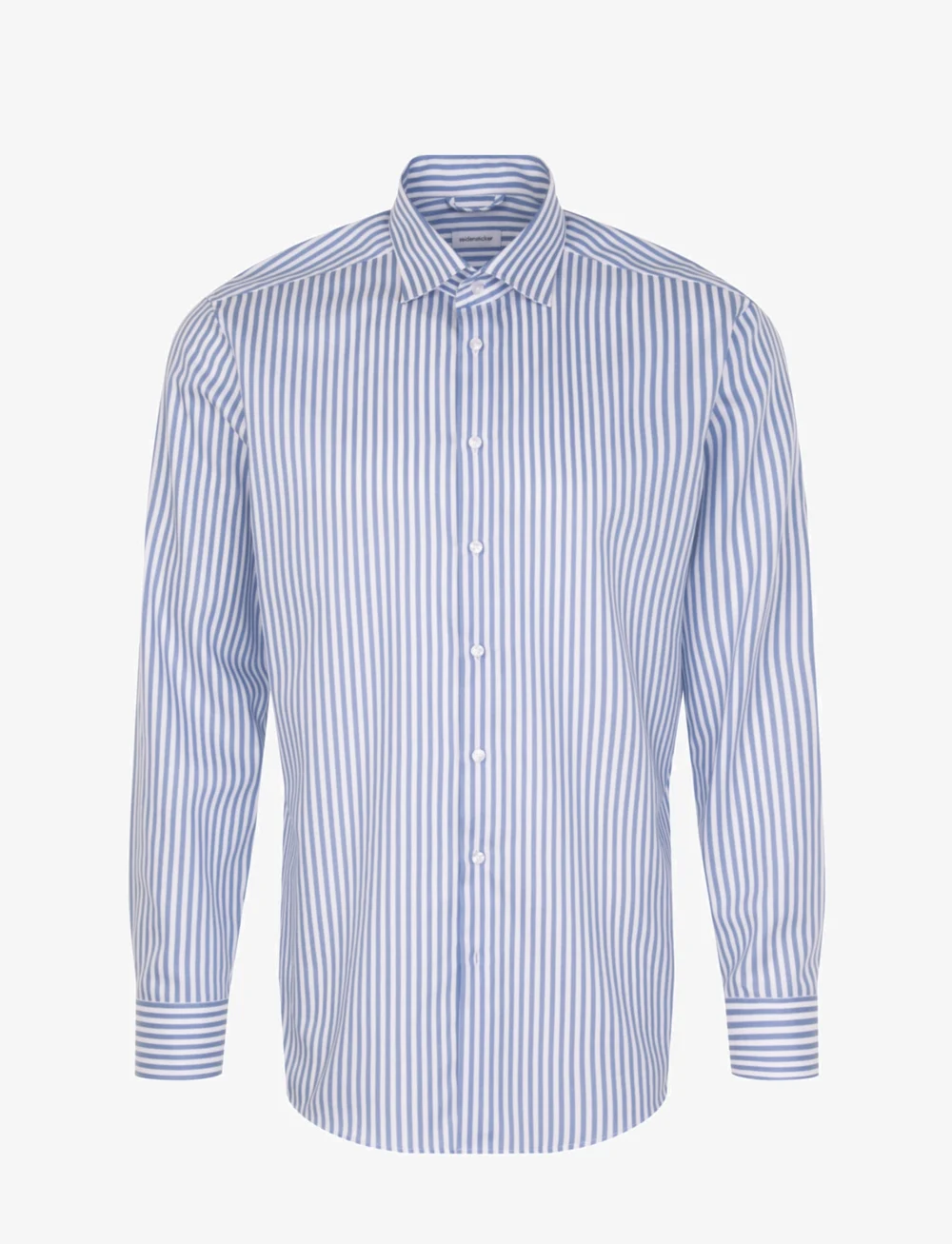 Seidensticker - New Kent 108 o.T. - randiga skjortor - mid blue - 1