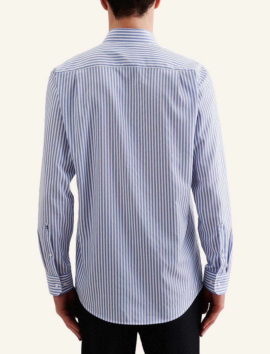 Seidensticker - Business shirt Regular - gestreifte hemden - mid blue - 3