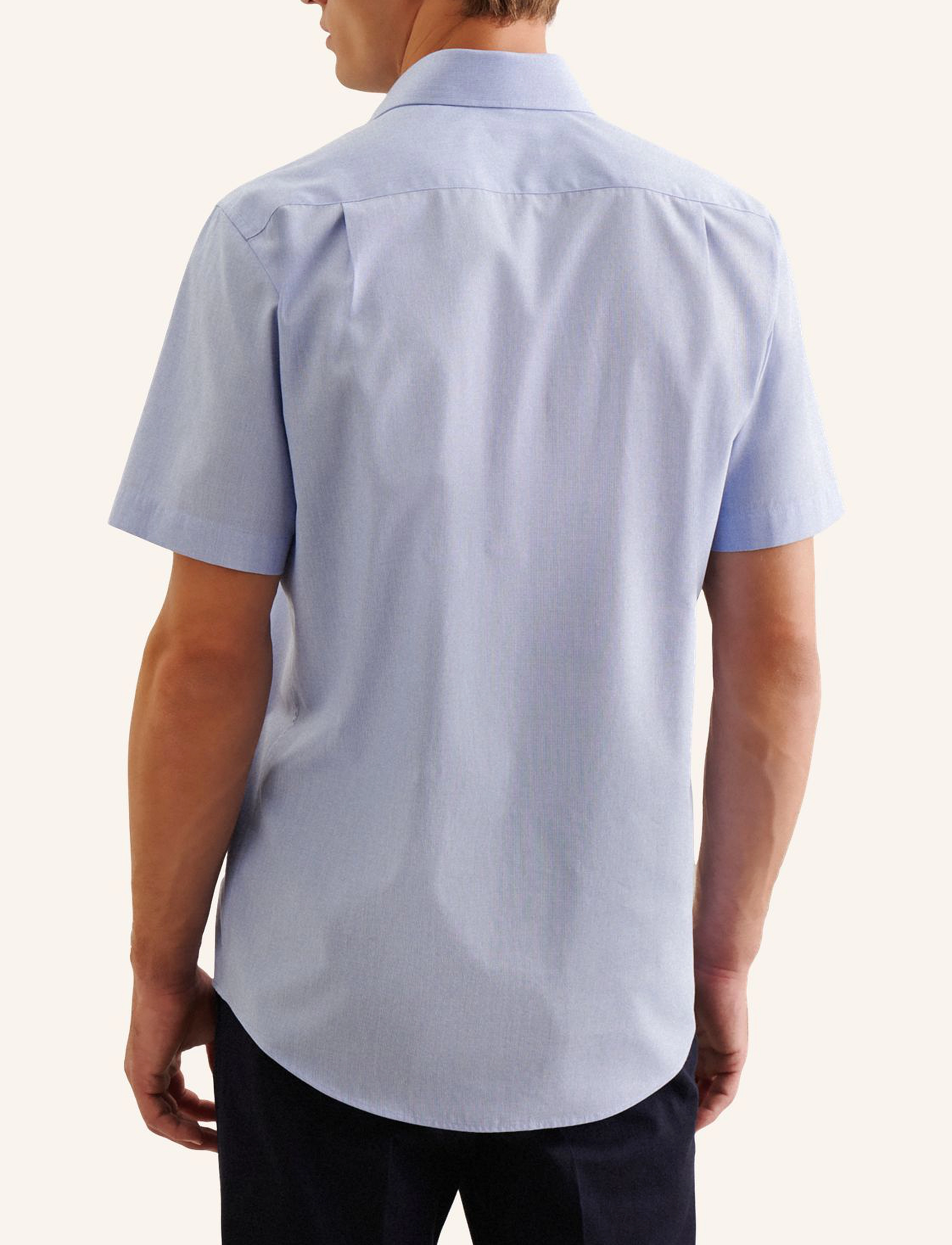 Seidensticker - CITYHEMDEN 1/2 ARM - mid blue - 2