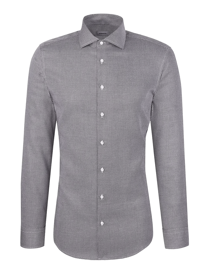 Seidensticker - CITYHEMDEN 1/1 ARM - formal shirts - dark brown - 0