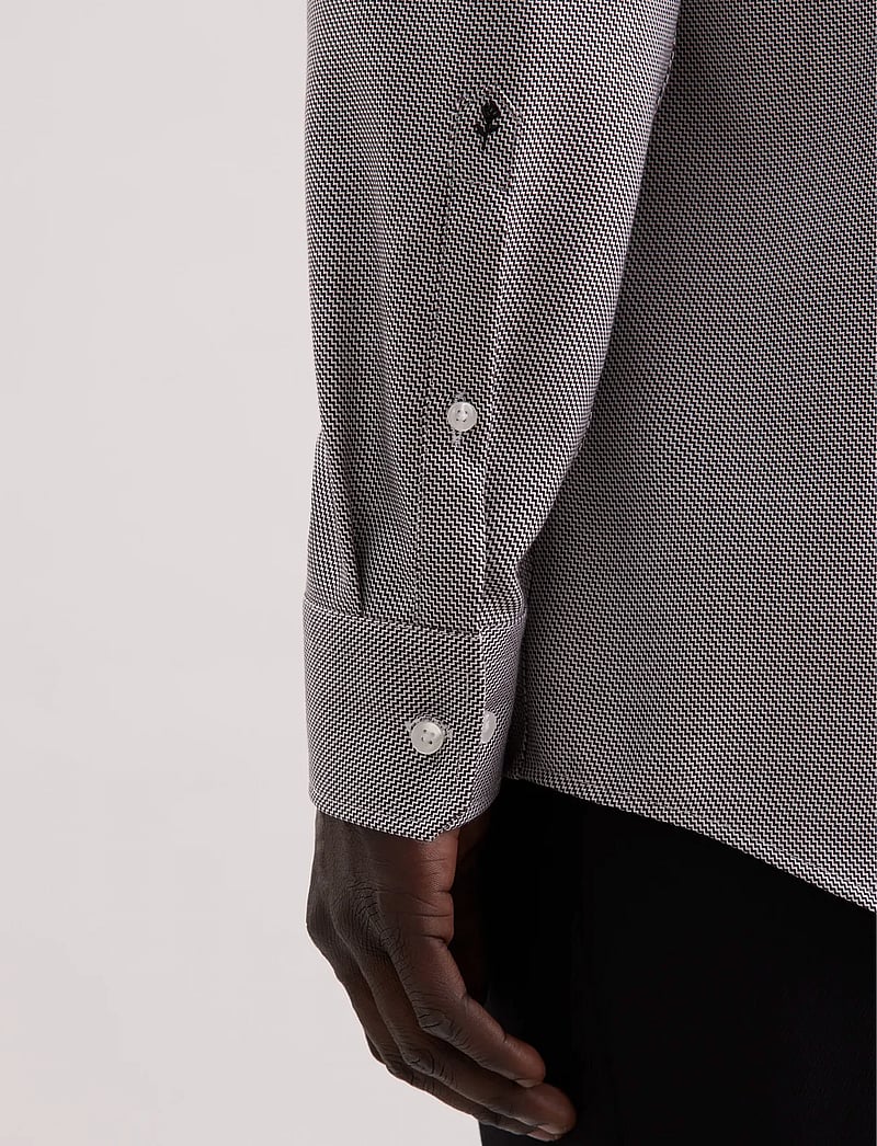 Seidensticker - CITYHEMDEN 1/1 ARM - formal shirts - dark brown - 3