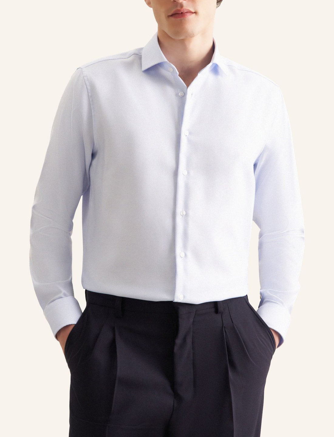 Seidensticker - Spread Kent 108 o.T. - formal shirts - light blue - 0