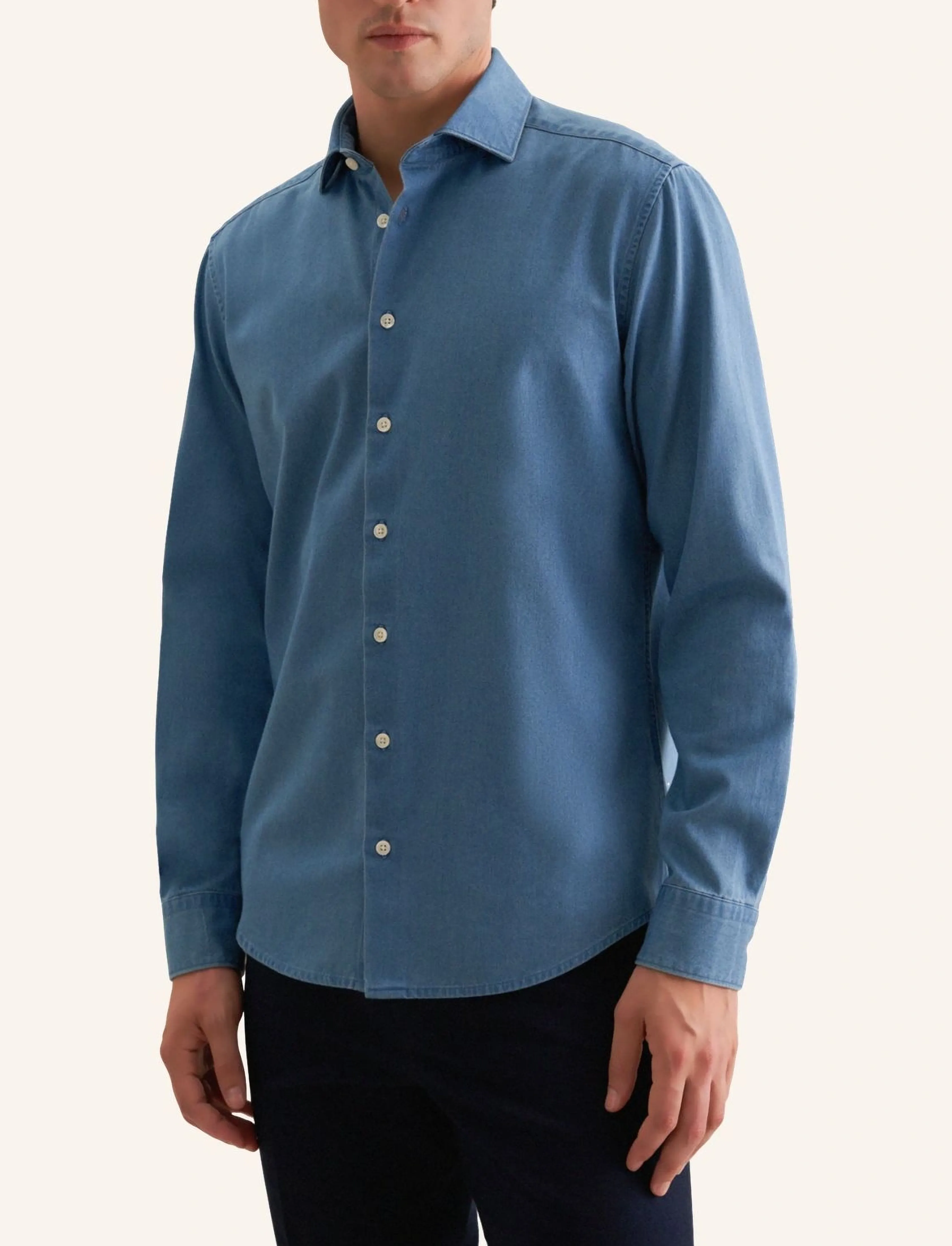 Seidensticker Casual Shirt Regular, 38, Blue, Skjorter > Afslappet Shirts, Herre