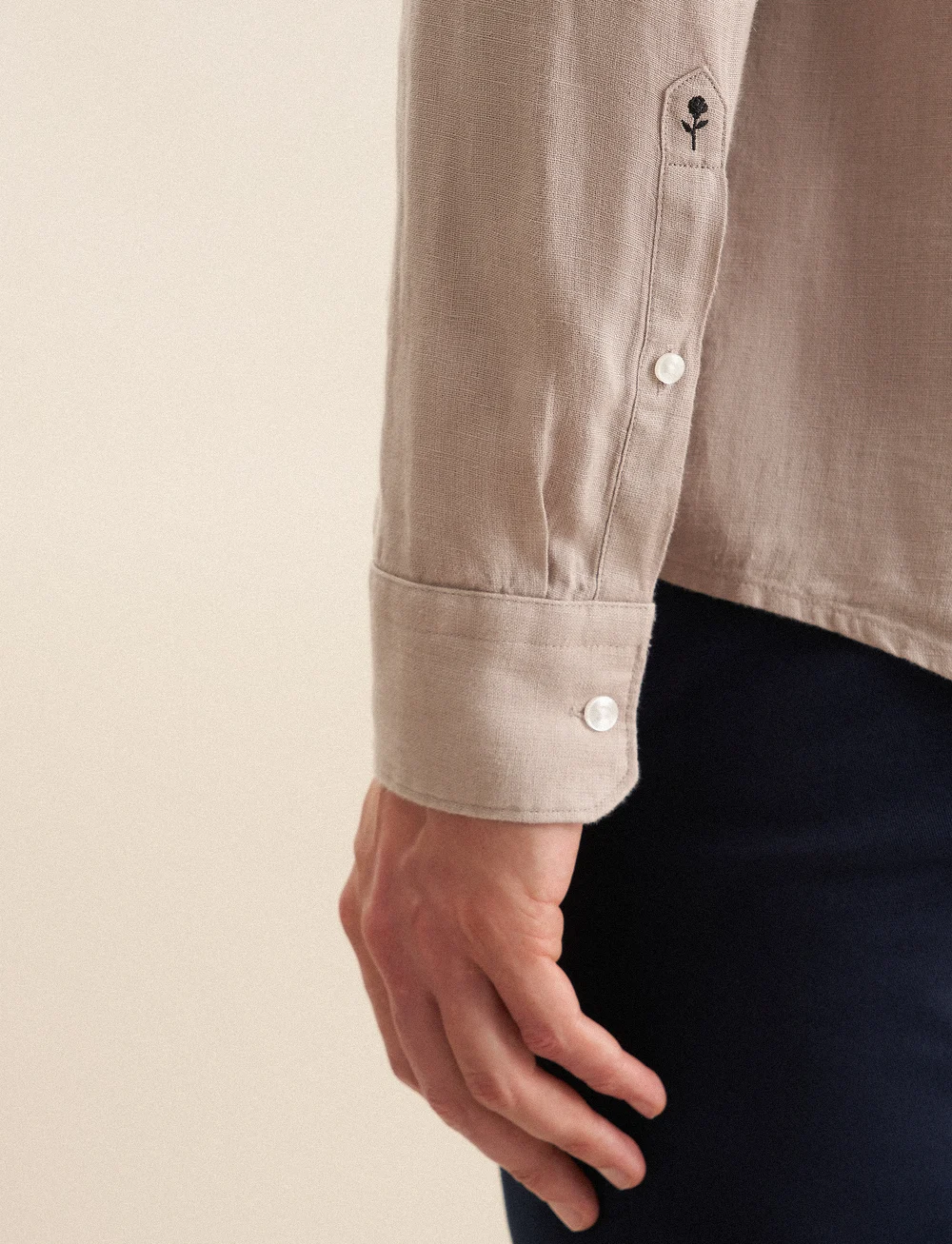 Seidensticker - CITYHEMDEN 1/1 ARM - linneskjortor - sand - 4