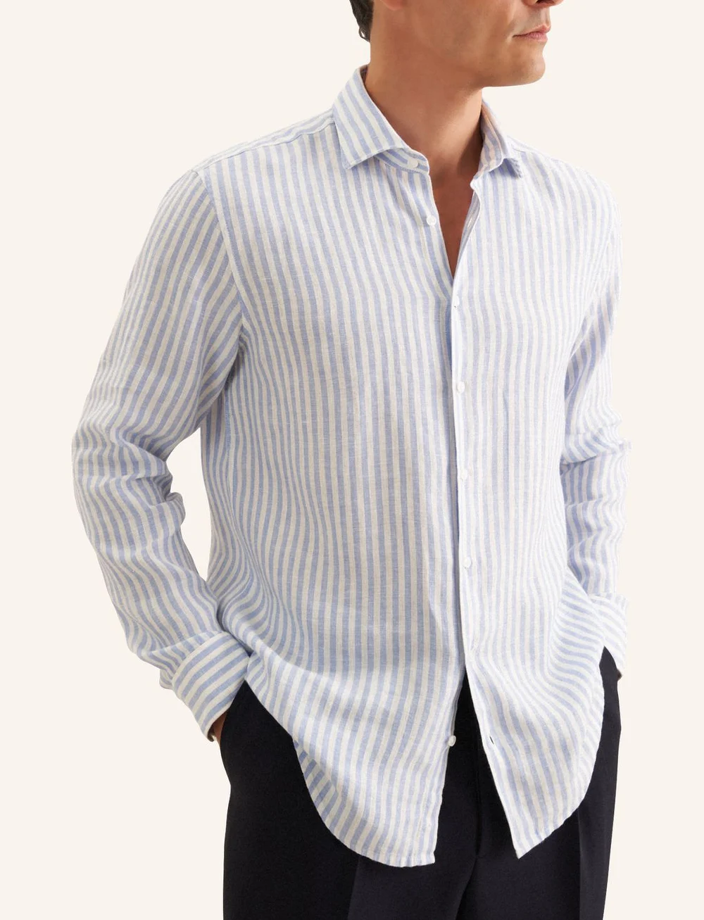 Seidensticker - CITYHEMDEN 1/1 ARM - linen shirts - light blue - 0