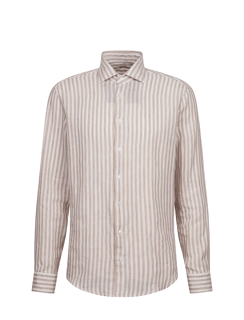 Seidensticker - CITYHEMDEN 1/1 ARM - linen shirts - sand - 1