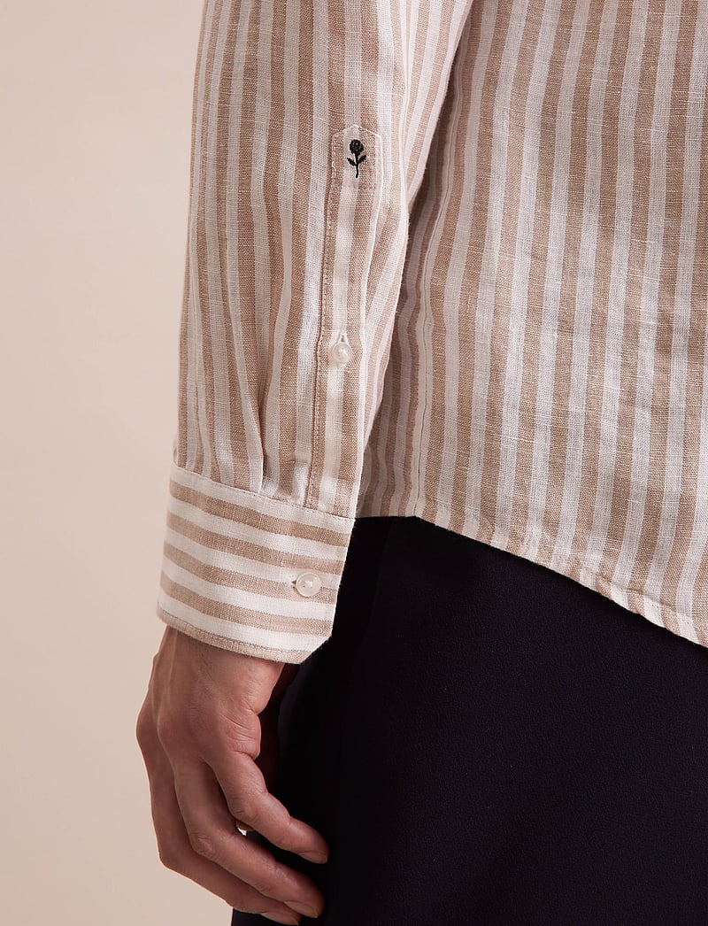 Seidensticker - CITYHEMDEN 1/1 ARM - linen shirts - sand - 5