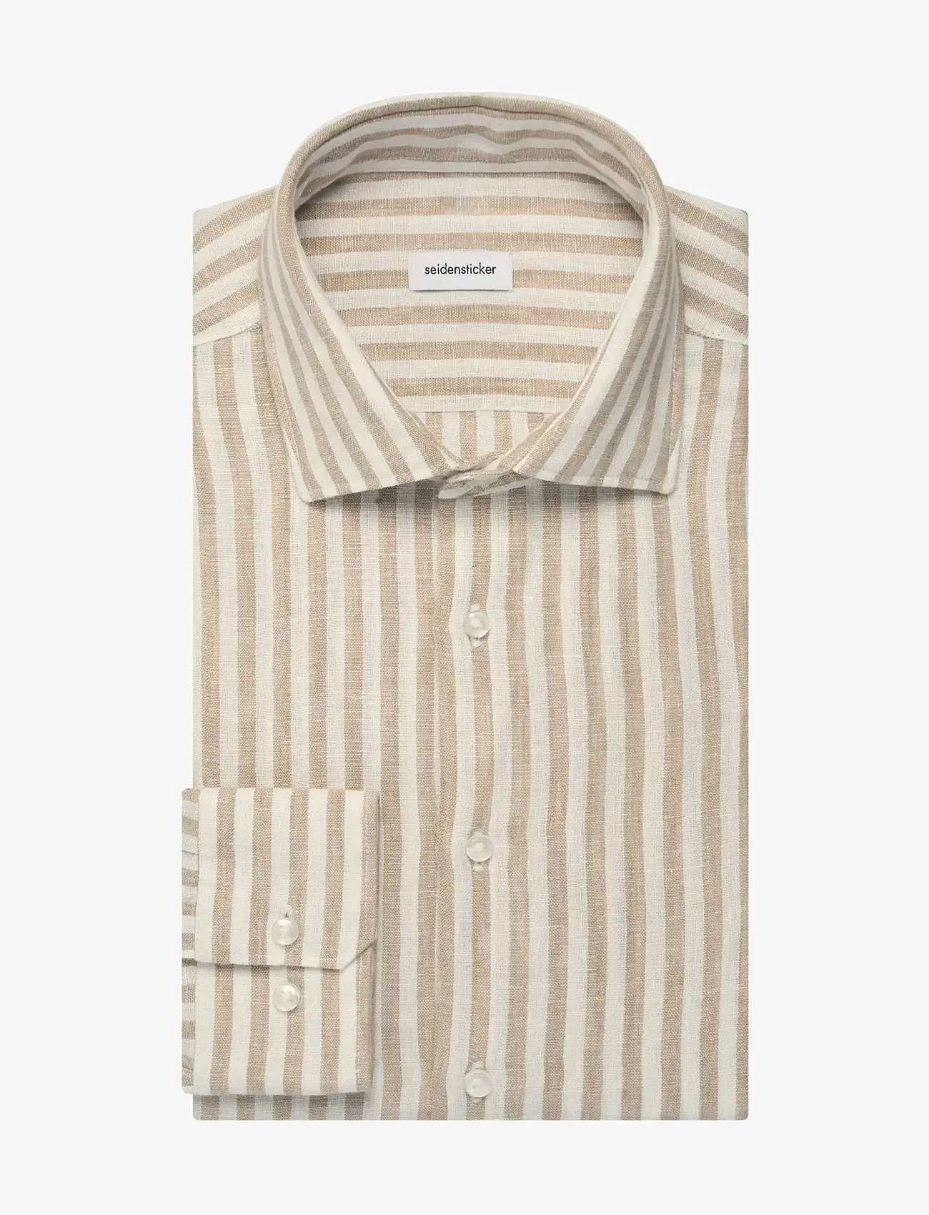 Seidensticker - CITYHEMDEN 1/1 ARM - linen shirts - sand - 3