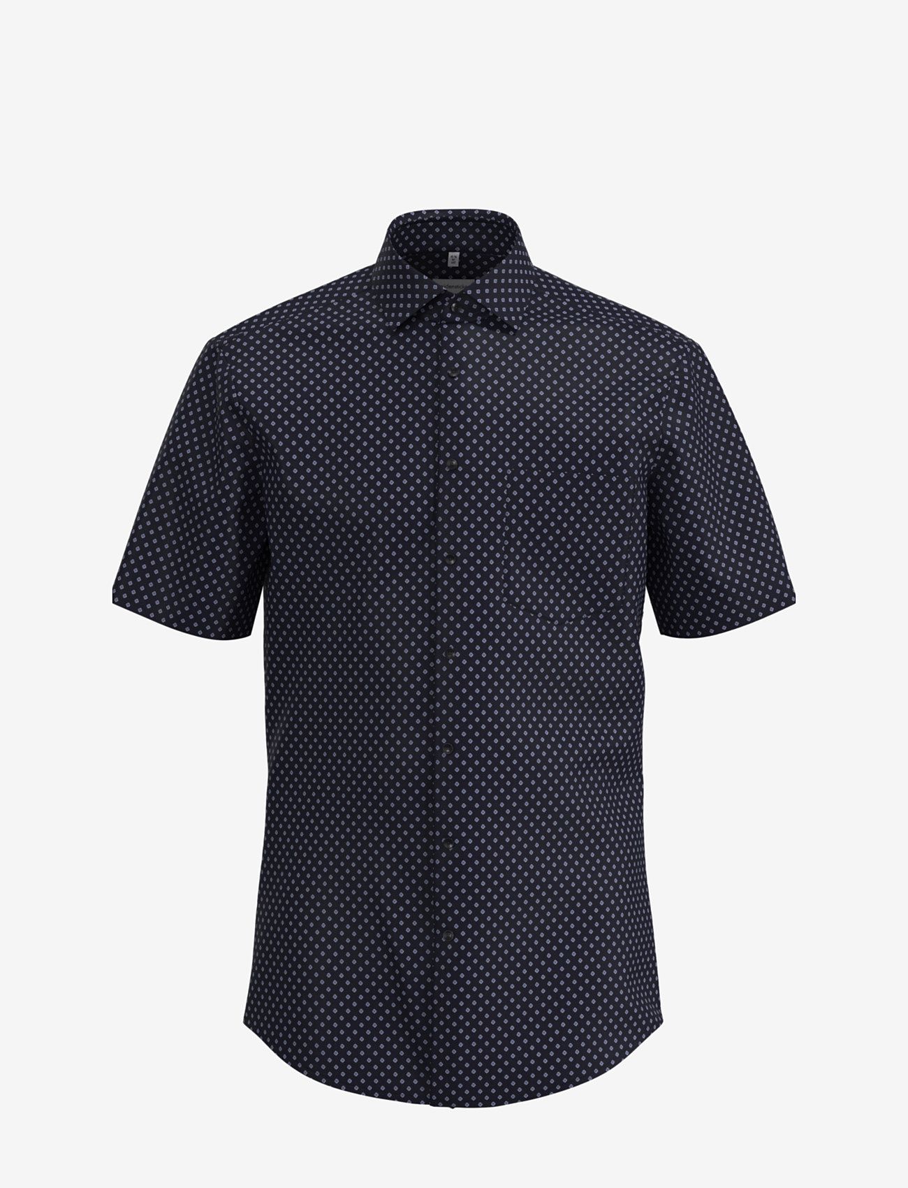 Seidensticker - Business Kent 1/2 - short-sleeved shirts - navy blue - 1