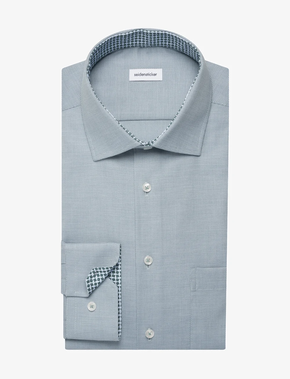 Seidensticker - CITYHEMDEN 1/1 ARM - proginiai marškiniai - sage green - 3