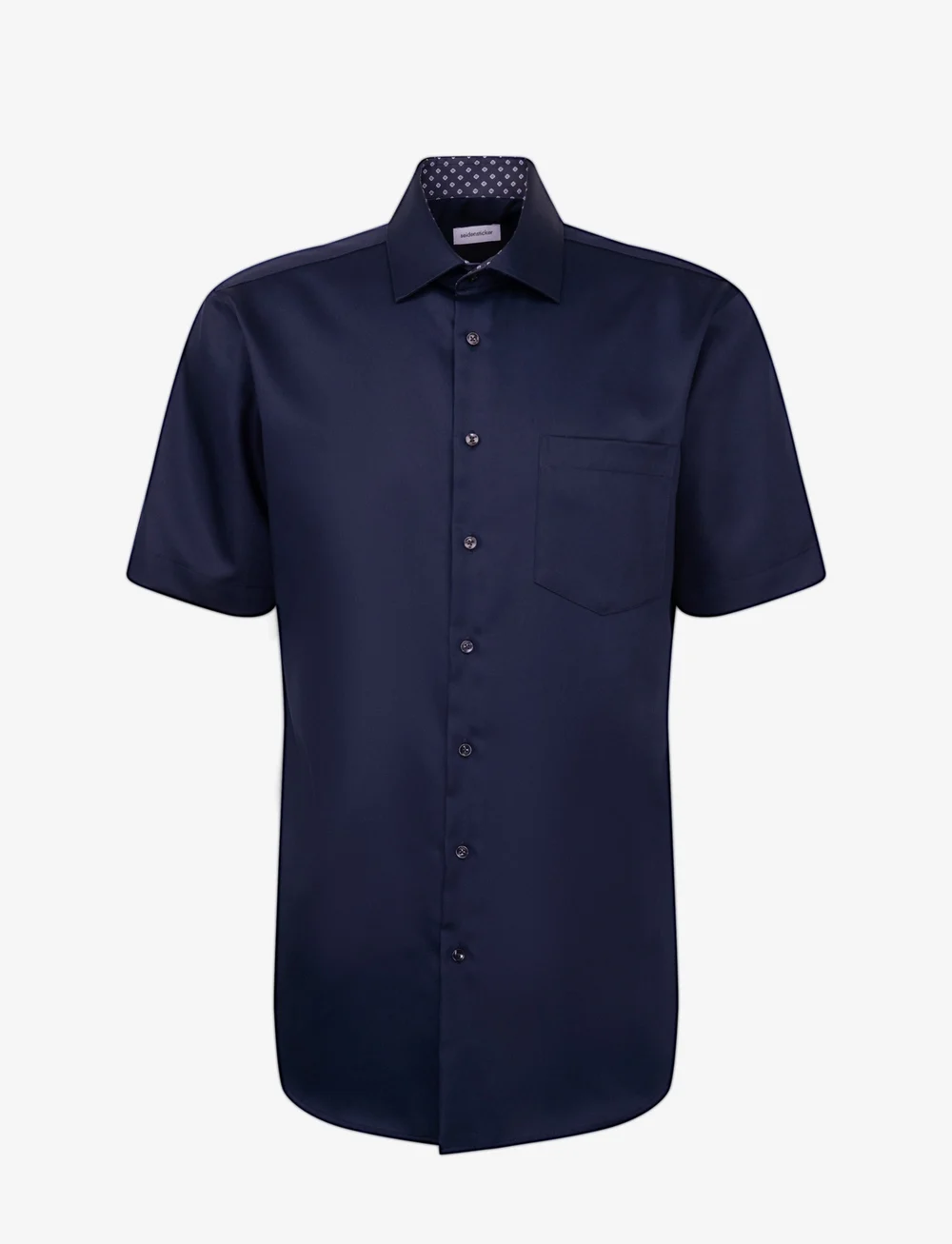 Seidensticker - CITYHEMDEN 1/2 ARM - short-sleeved shirts - navy - 1