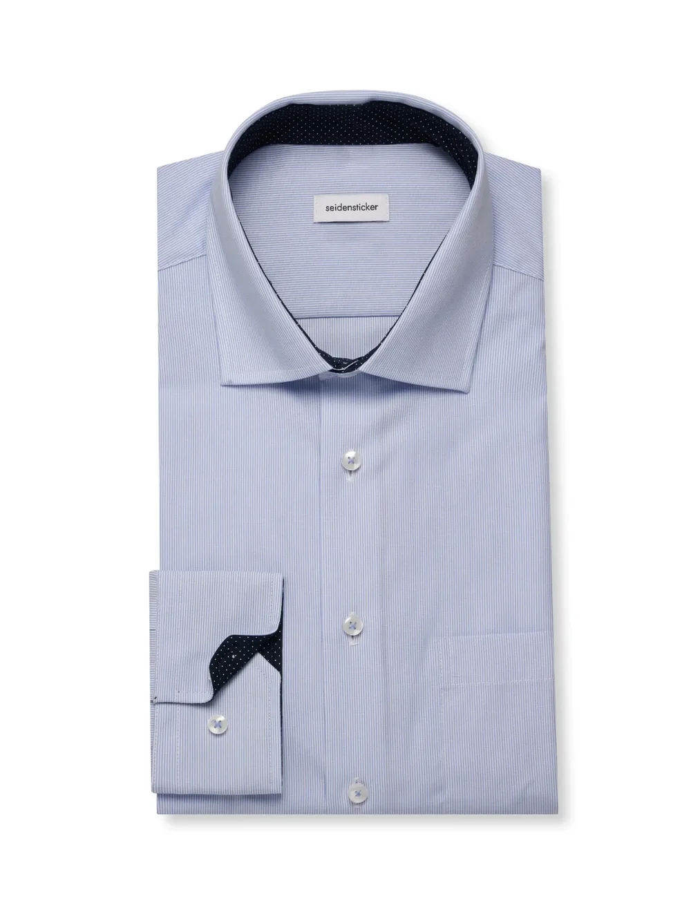 Seidensticker - Business Kent Patch13 - kostymskjortor - light blue - 5