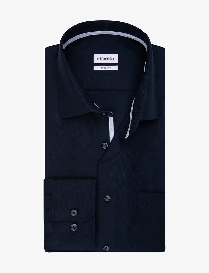Seidensticker - CITYHEMDEN 1/1 ARM - kostymskjortor - dark blue - 3