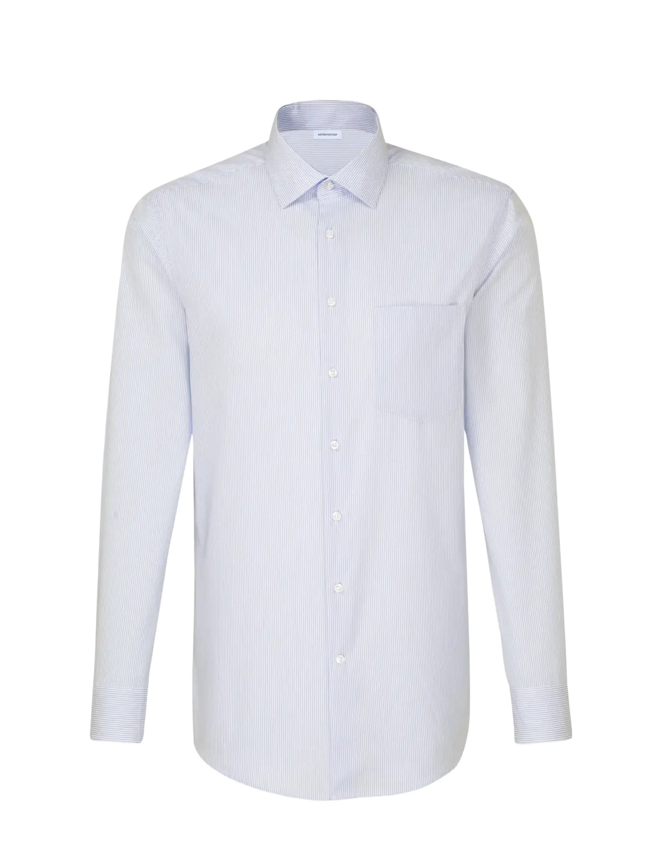 Seidensticker Business Shirt Regular, 43, Blue, Skjorter > Business Shirts, Herre