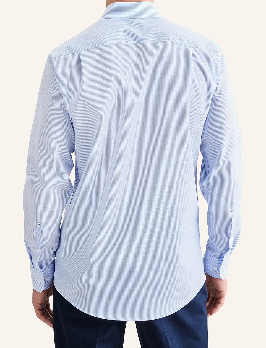 Seidensticker - Business shirt Regular - gestreifte hemden - light blue - 3