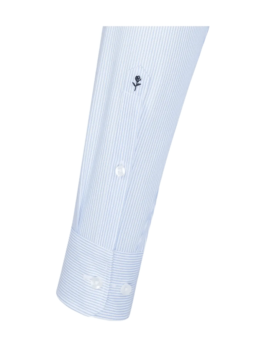 Seidensticker - Business shirt Regular - gestreifte hemden - light blue - 4