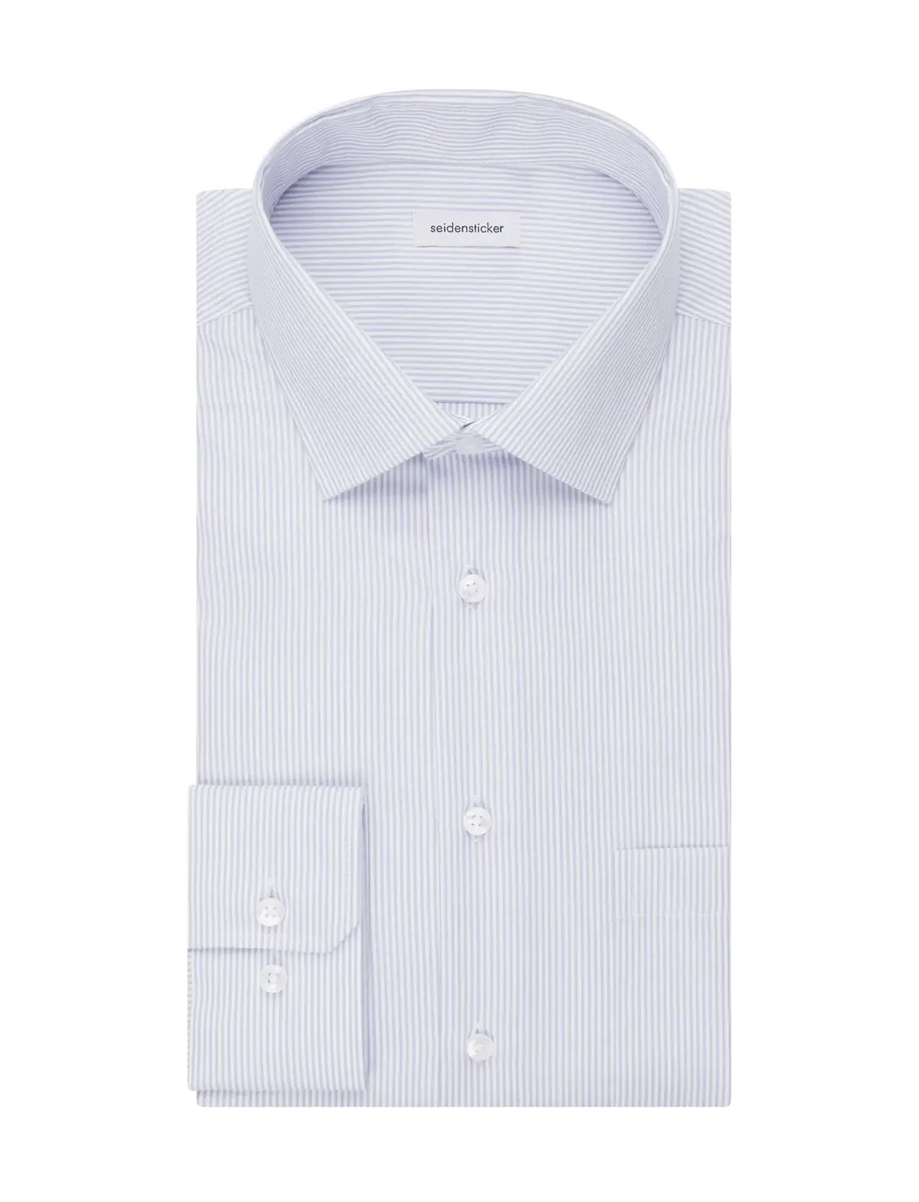 Seidensticker - Business shirt Regular - striped shirts - light blue - 2