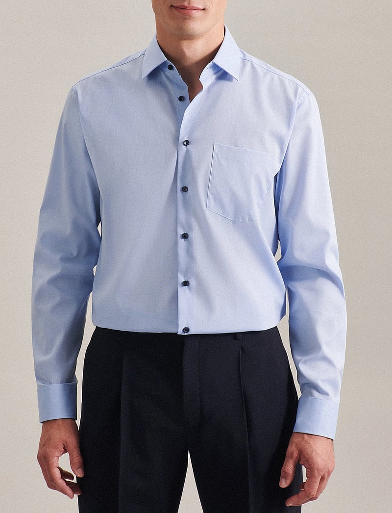 Seidensticker - Business Kent Patch12 - pidulikud särgid - light blue - 0