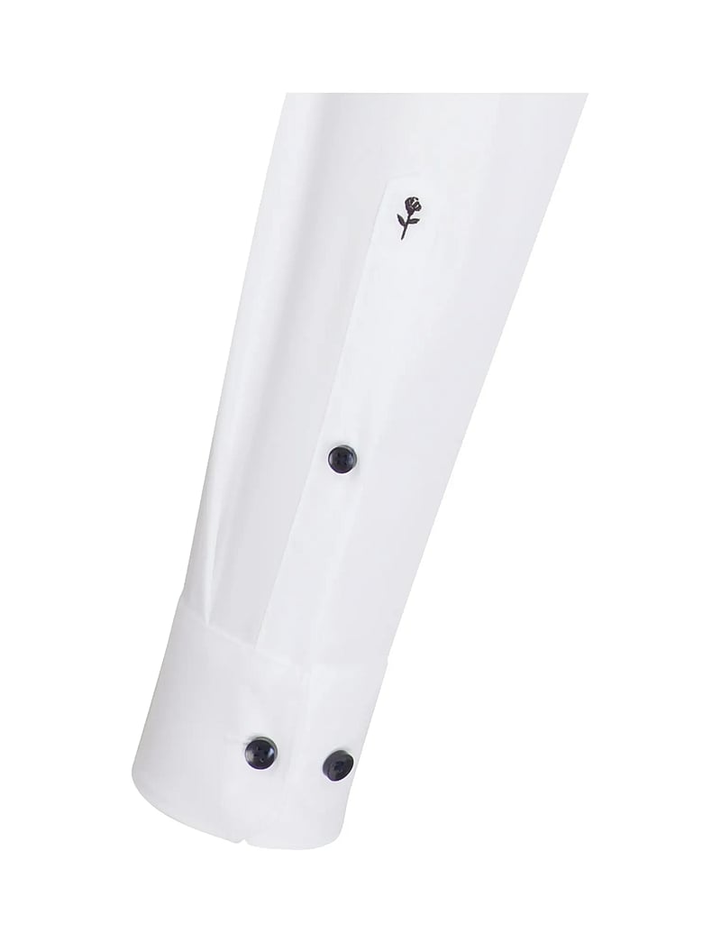 Seidensticker - Business Kent 108 Patch 12 1/1 - kostymskjortor - white - 4