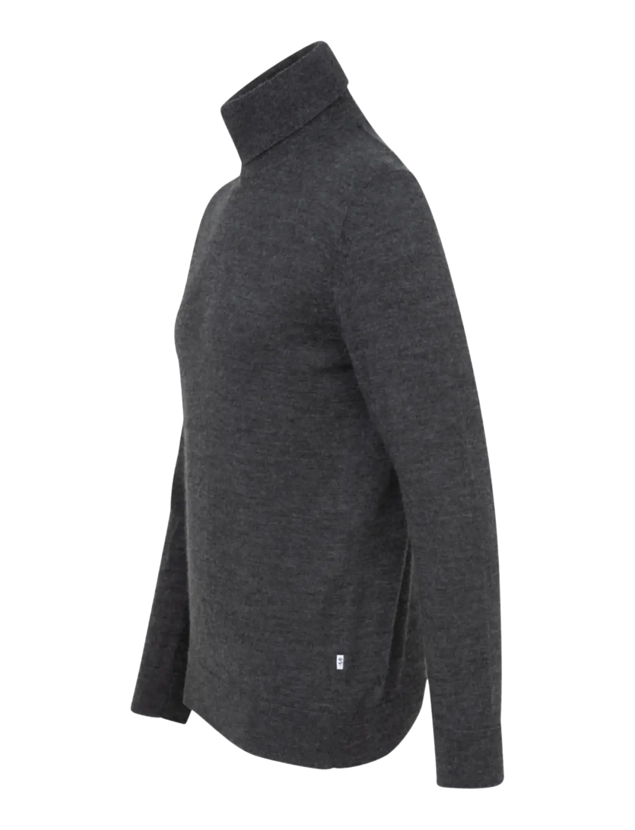 Seidensticker - Sweater knit Regular - rullekraver - anthrazit mÉlange - 2