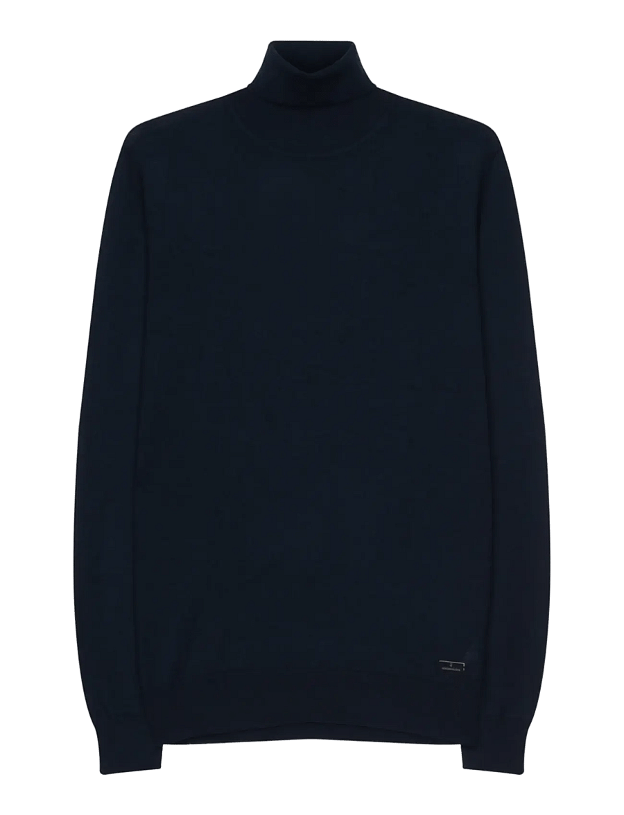 Seidensticker - Sweater knit Regular - turtlenecks - deep navy - 0