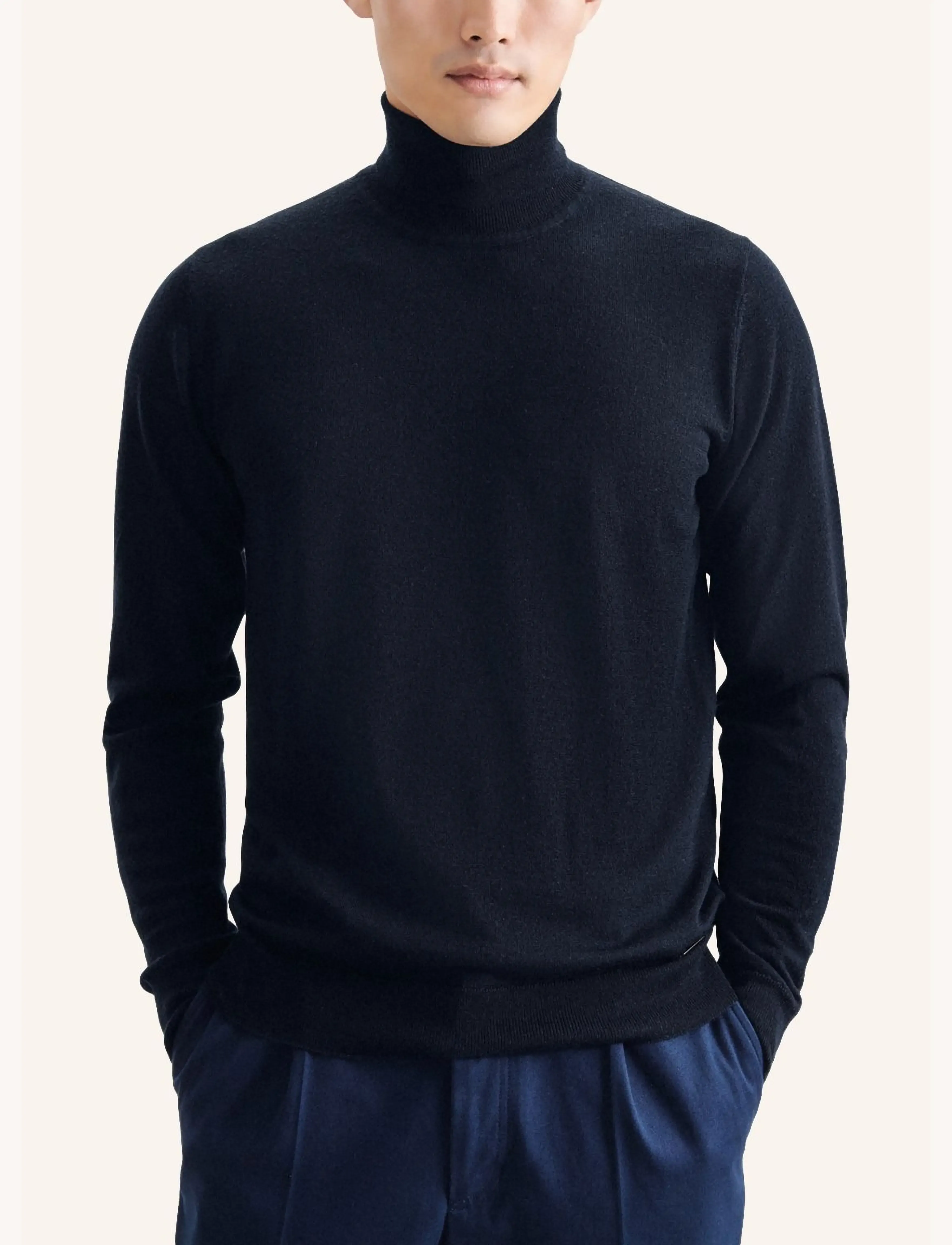 Seidensticker - Sweater knit Regular - deep navy - 4
