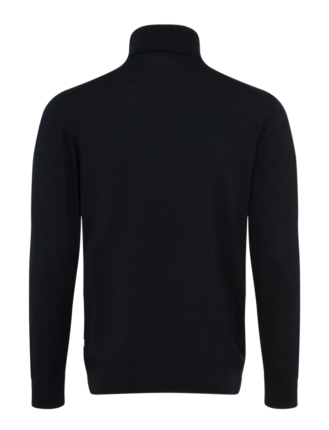 Seidensticker - Sweater knit Regular - rullekraver - real black - 1