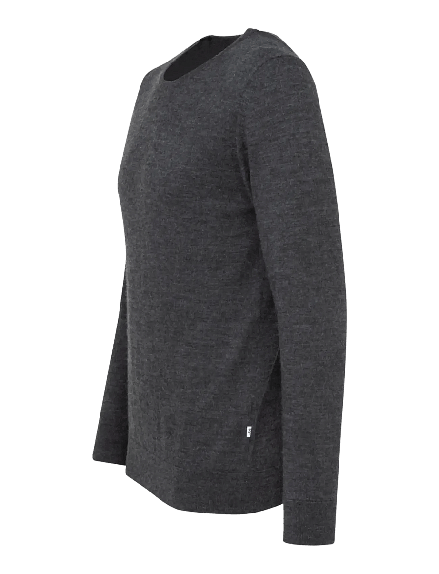Seidensticker - Sweater knit Regular - rund hals - anthra melange - 2