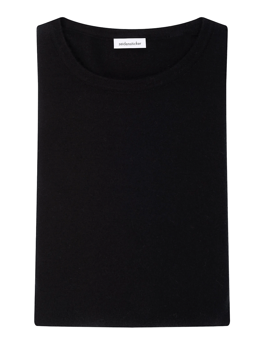Seidensticker - Sweater knit Regular - rund hals - black - 2