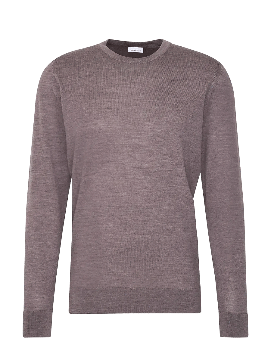 Seidensticker - Sweater knit Regular - rundhals - nougat mÉlange - 0