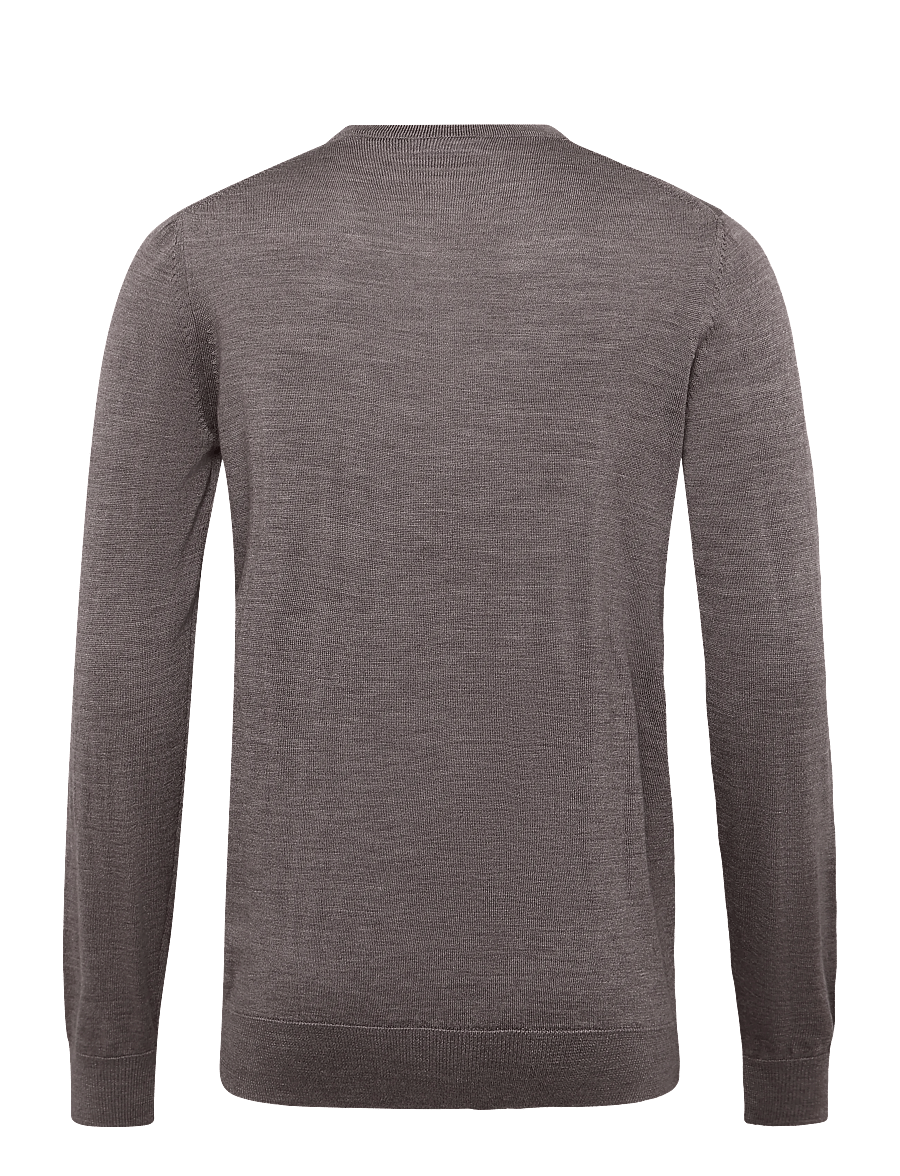 Seidensticker - Sweater knit Regular - Ümara kaelusega - nougat mÉlange - 1