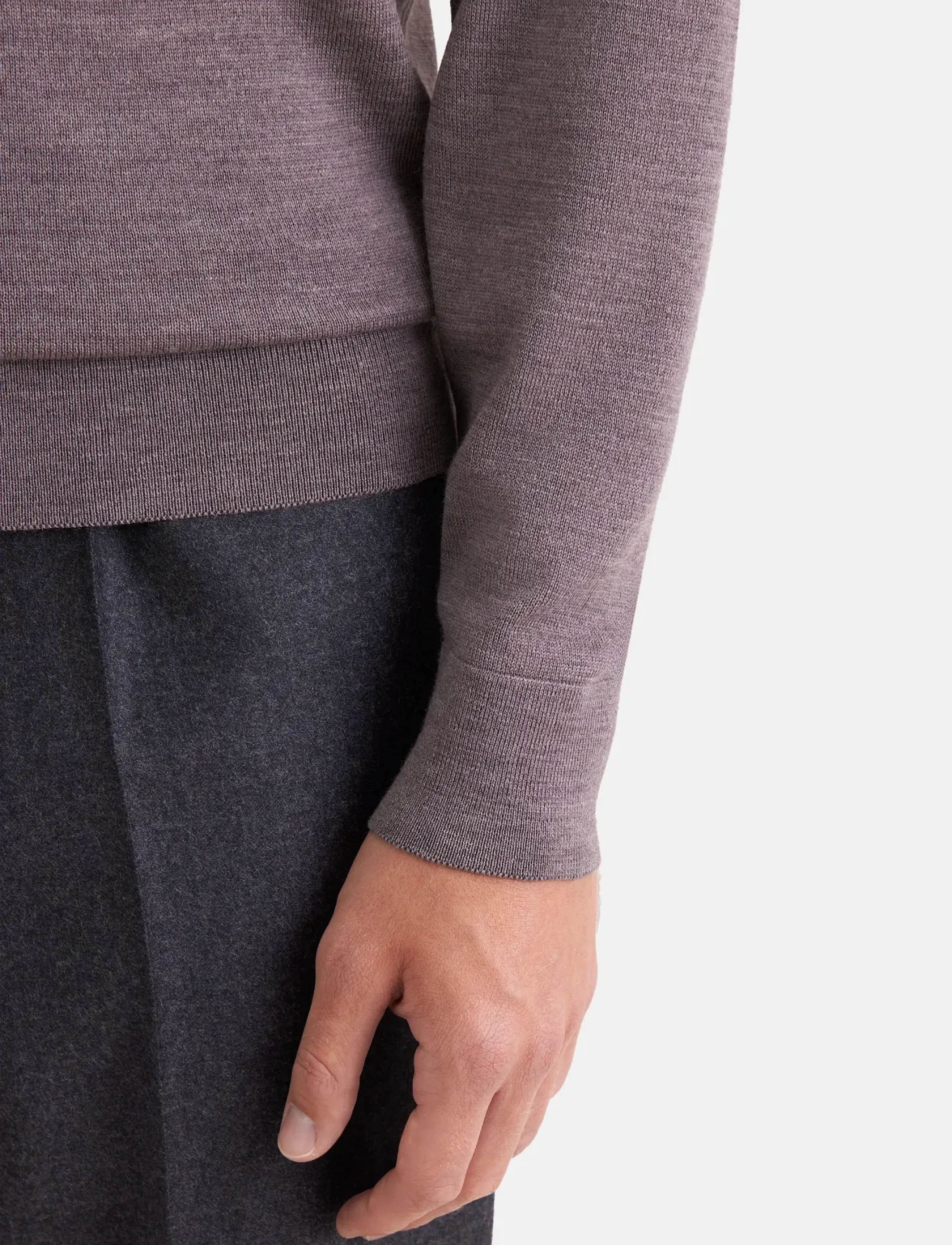 Seidensticker - Sweater knit Regular - rundhals - nougat mÉlange - 2