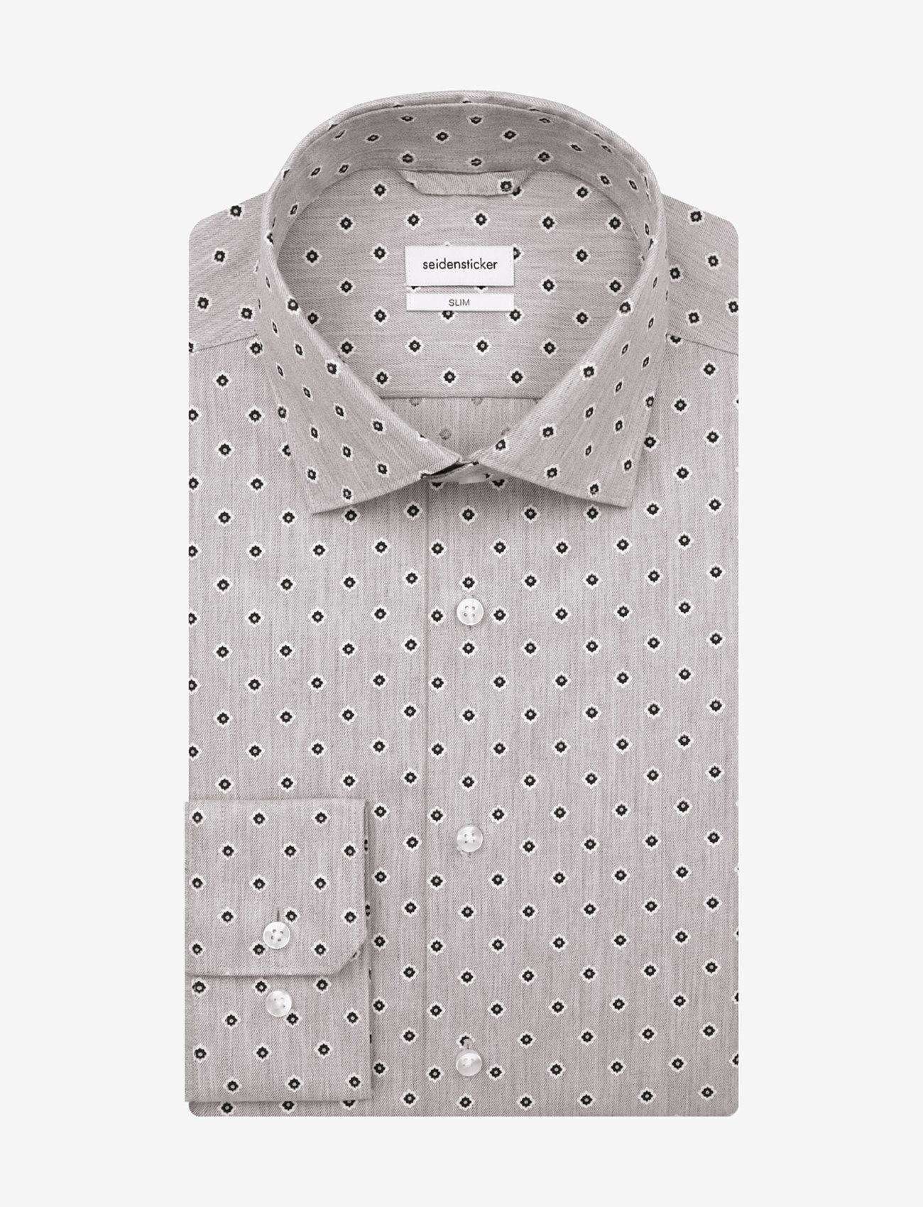 Seidensticker - CITYHEMDEN 1/1 ARM - grey - 3