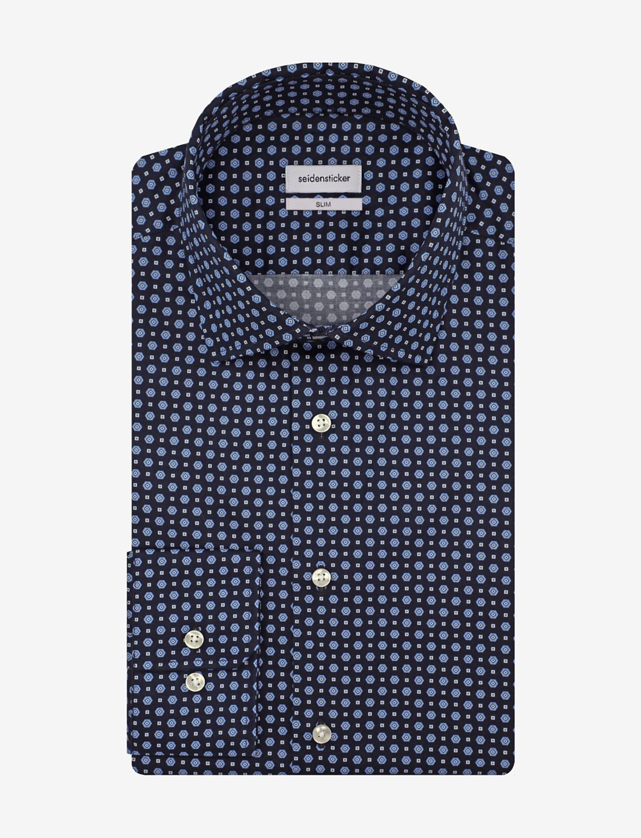 Seidensticker - CITYHEMDEN 1/1 ARM - dark blue - 2