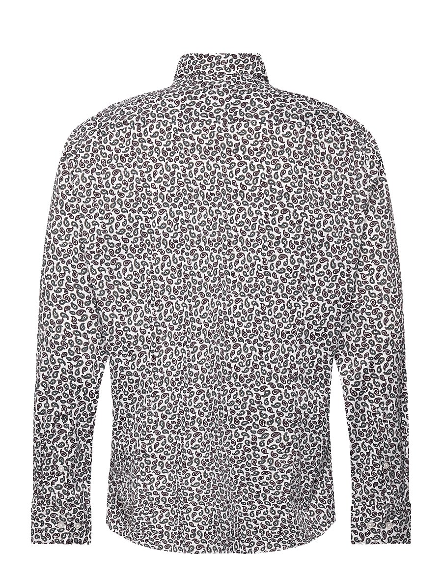 Seidensticker - Performance shirt Slim - mønstrede skjorter - dark red - 3