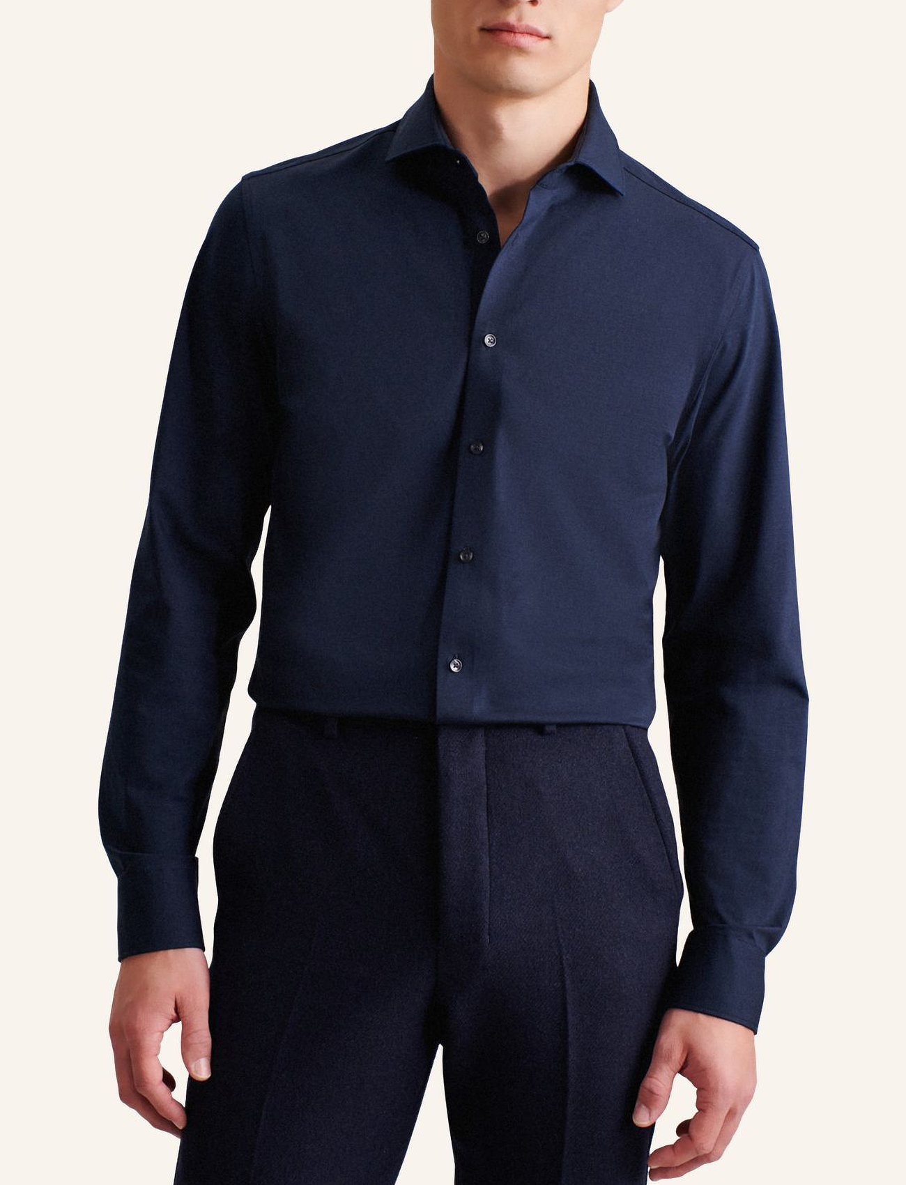 Seidensticker - CITYHEMDEN 1/1 ARM - laisvalaikio marškiniai - dark blue - 1