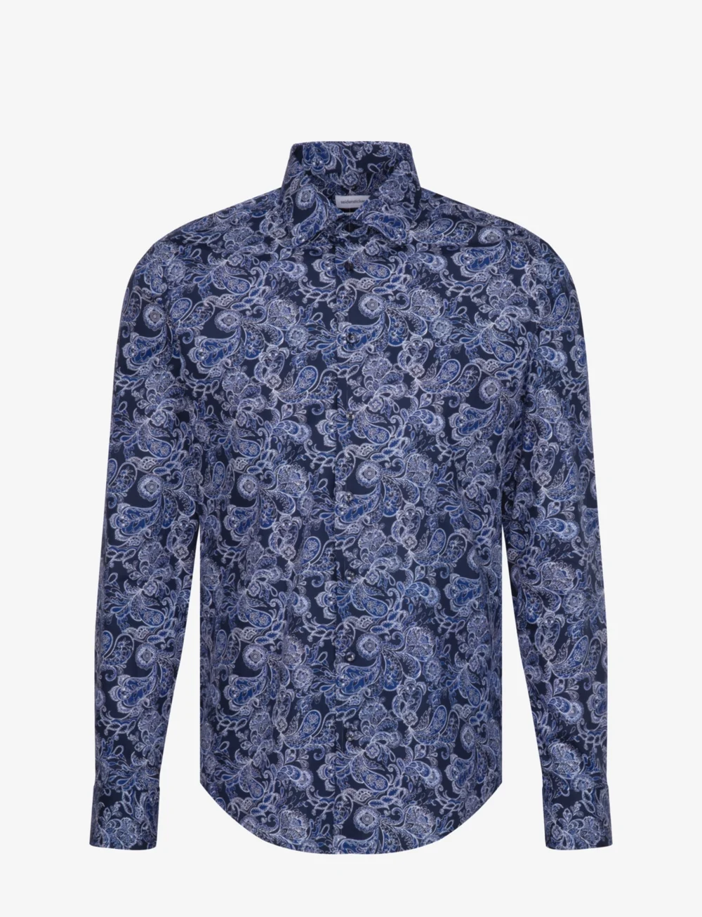 Seidensticker - CITYHEMDEN 1/1 ARM - mustriga särgid - dark blue - 1