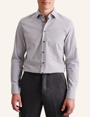 Seidensticker - CITYHEMDEN 1/1 ARM - checkered shirts - grey - 2