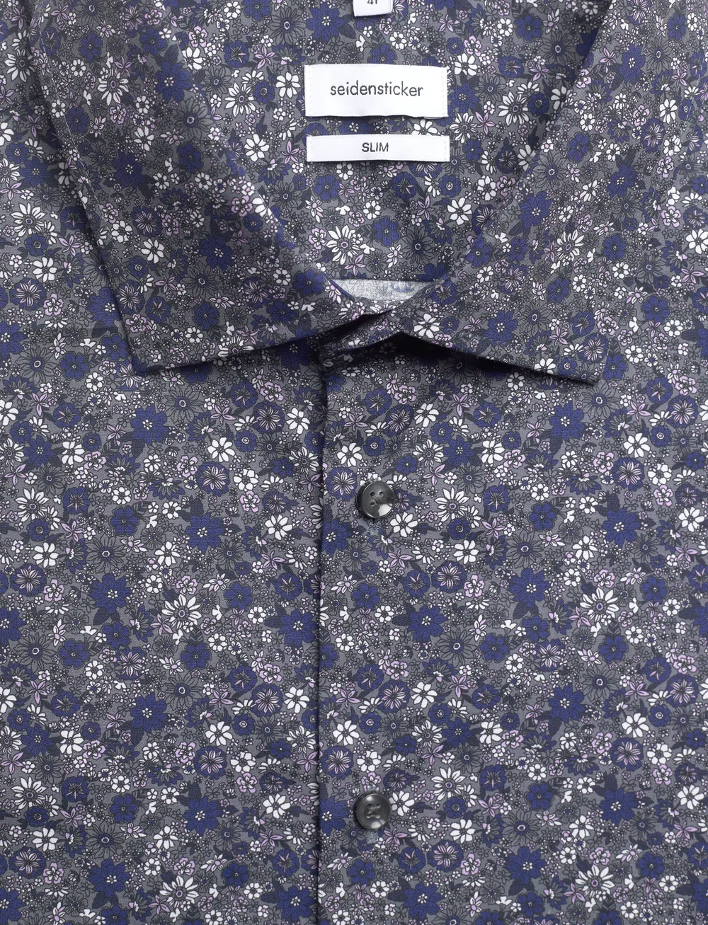 Seidensticker - Business Kent - mønstrede skjorter - grey - 2