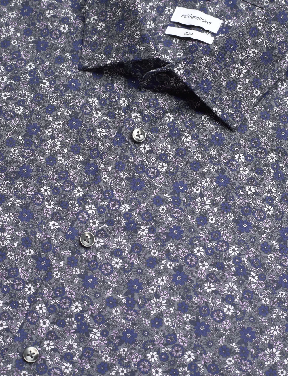 Seidensticker - Business Kent - mønstrede skjorter - grey - 3