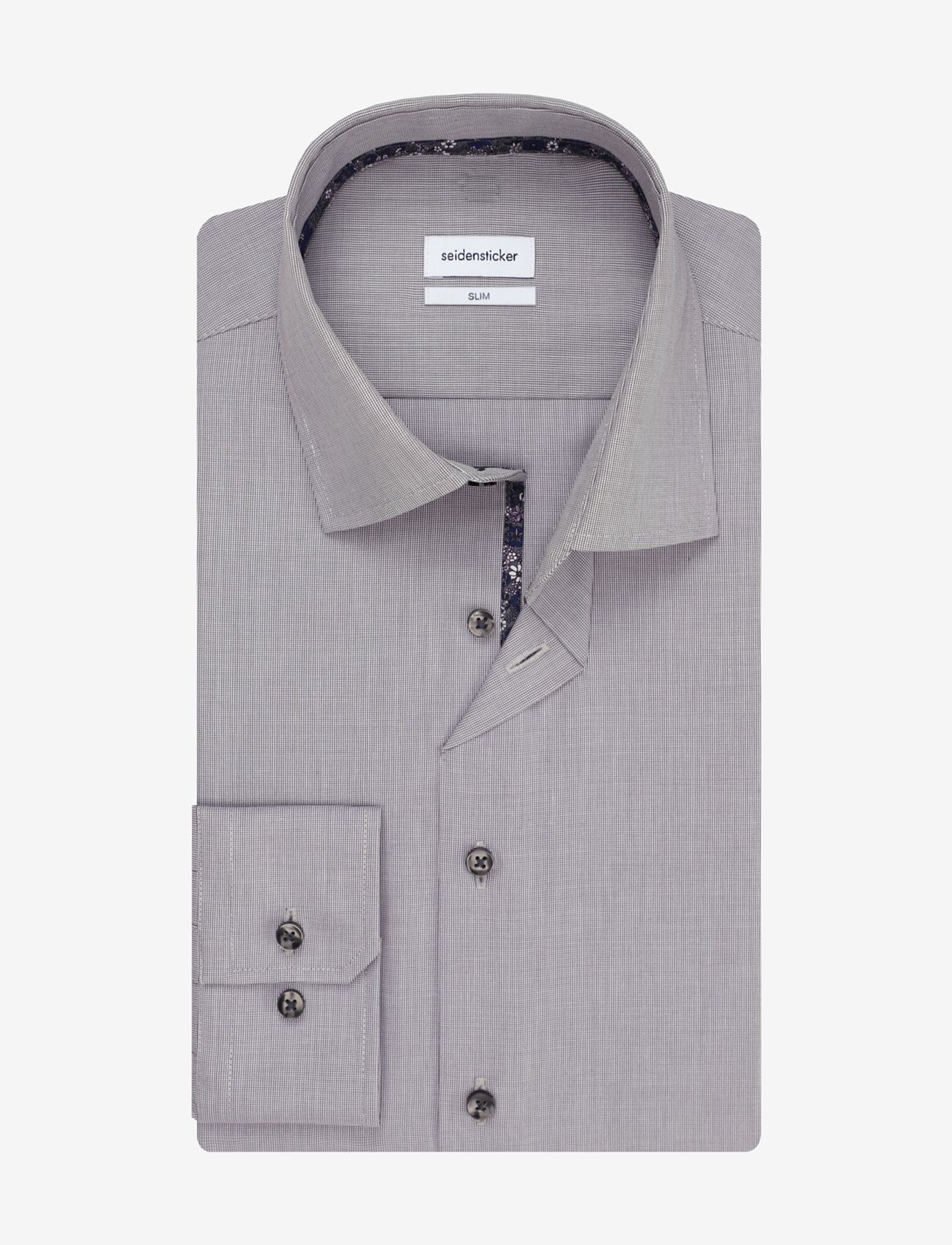 Seidensticker - CITYHEMDEN 1/1 ARM - grey - 2