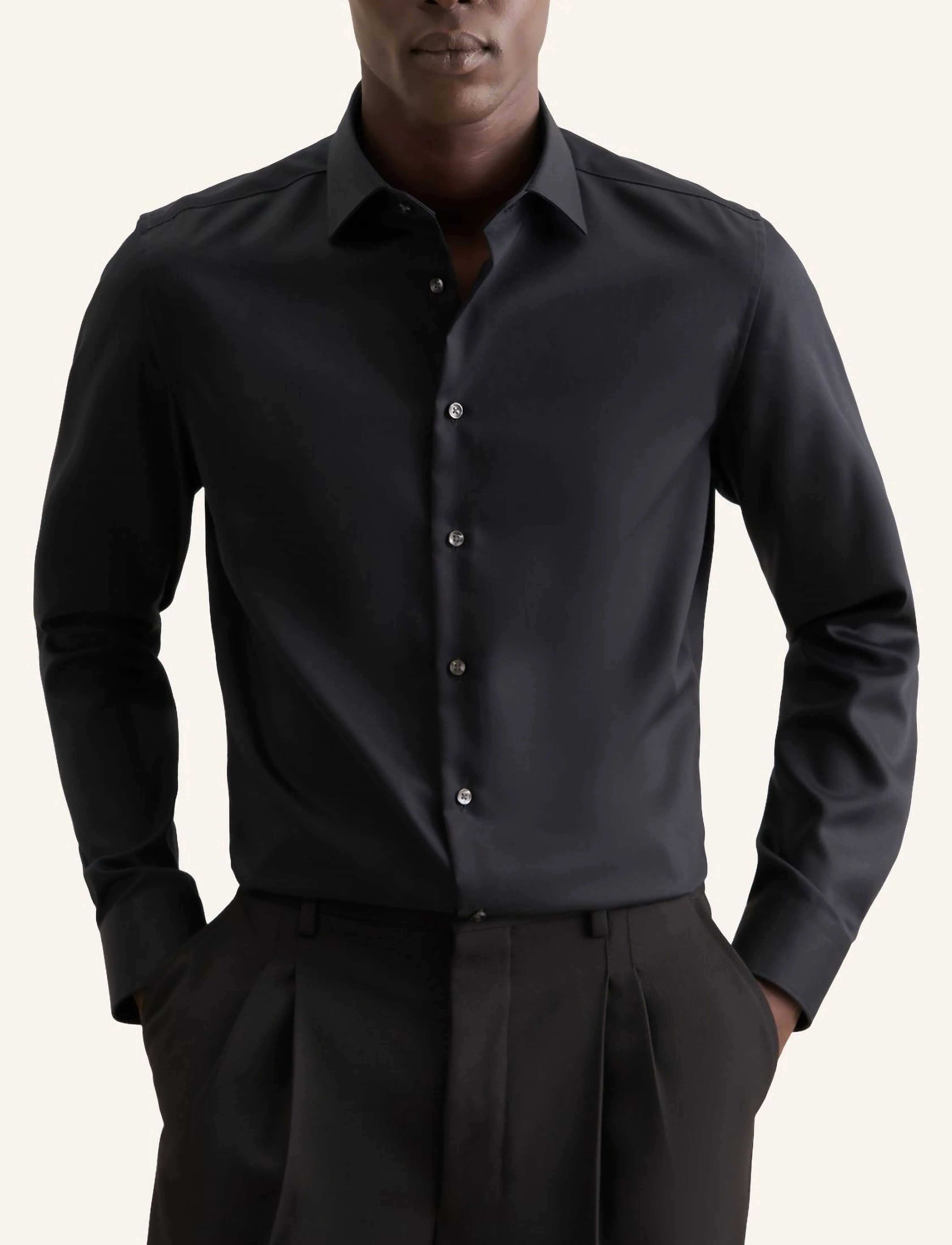 Seidensticker - Business shirt Slim - formelle hemden - black - 4