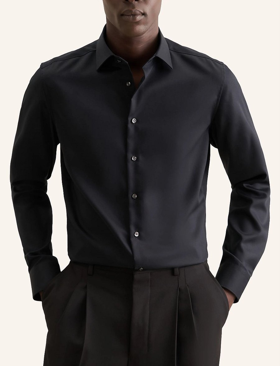 Seidensticker - Business shirt Slim - formelle hemden - black - 4