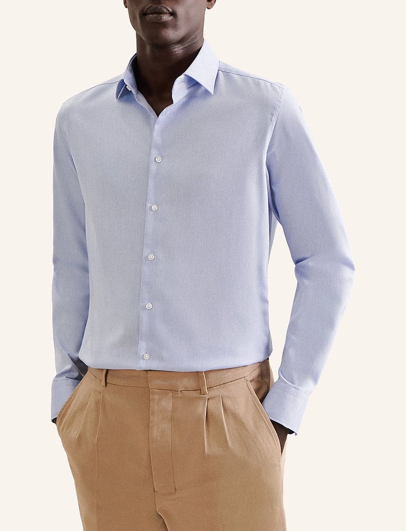 Seidensticker - CITYHEMDEN 1/1 ARM - pidulikud särgid - mid blue - 0