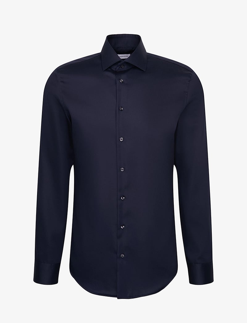 Seidensticker - New Kent 98 Combi Cuff - kostymskjortor - navy - 1