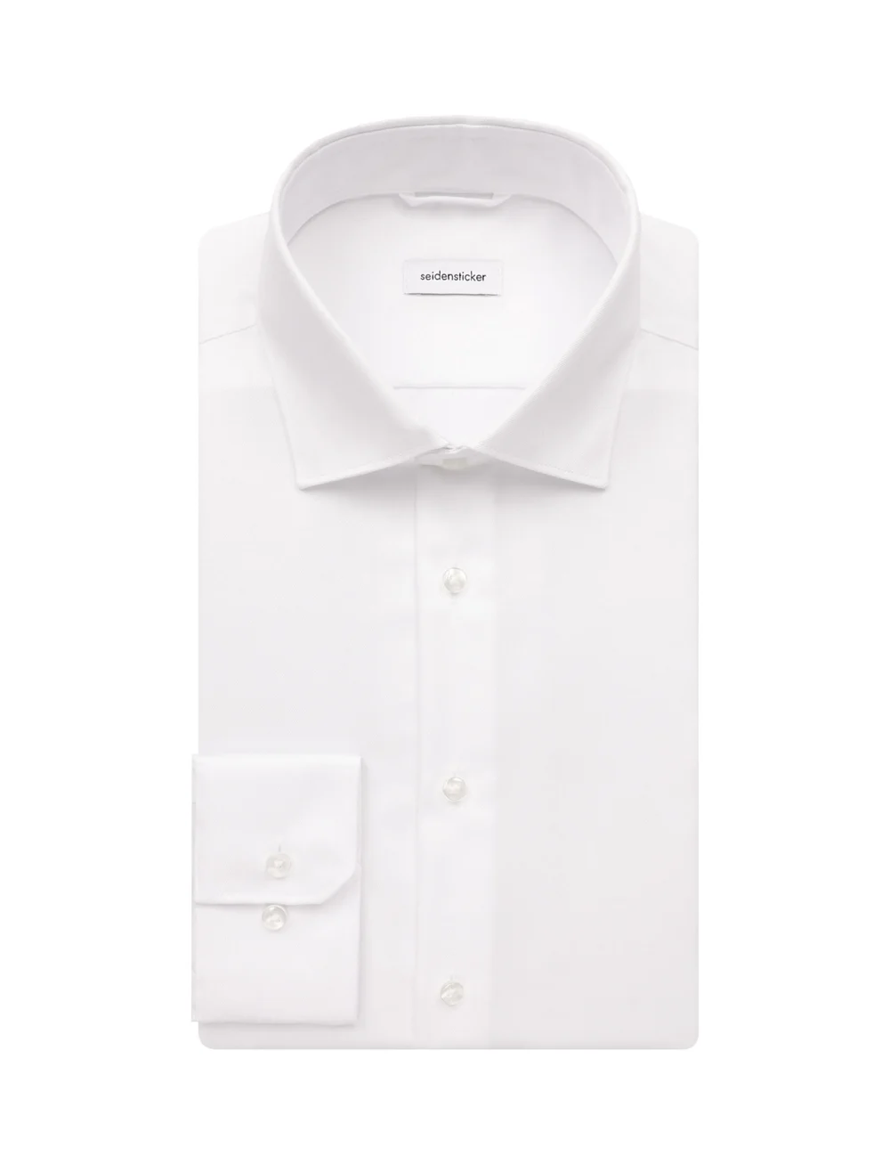 Seidensticker - New Kent 98 Combi Cuff - kostymskjortor - white - 5