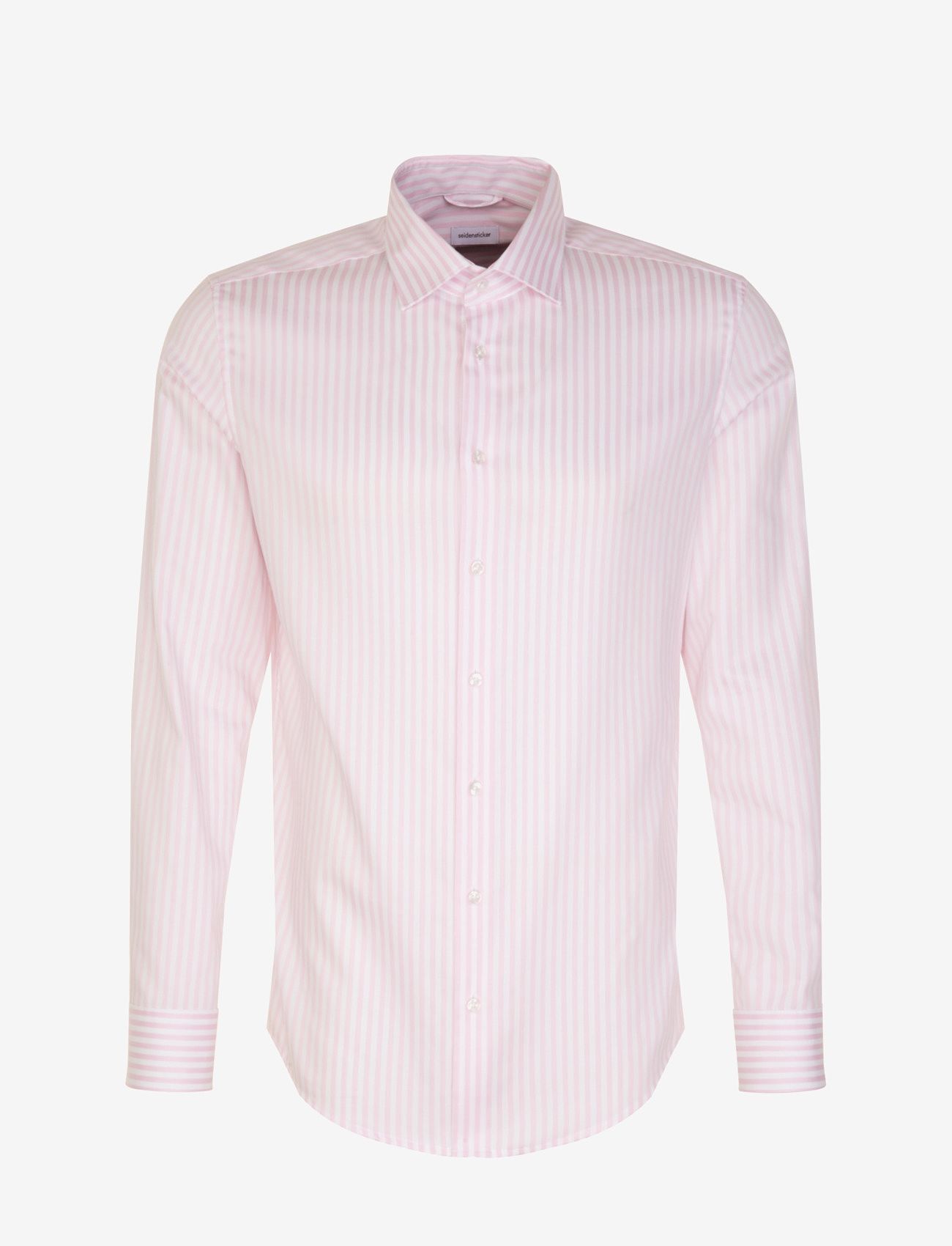 Seidensticker - New Kent 98 - stribede skjorter - pink - 1