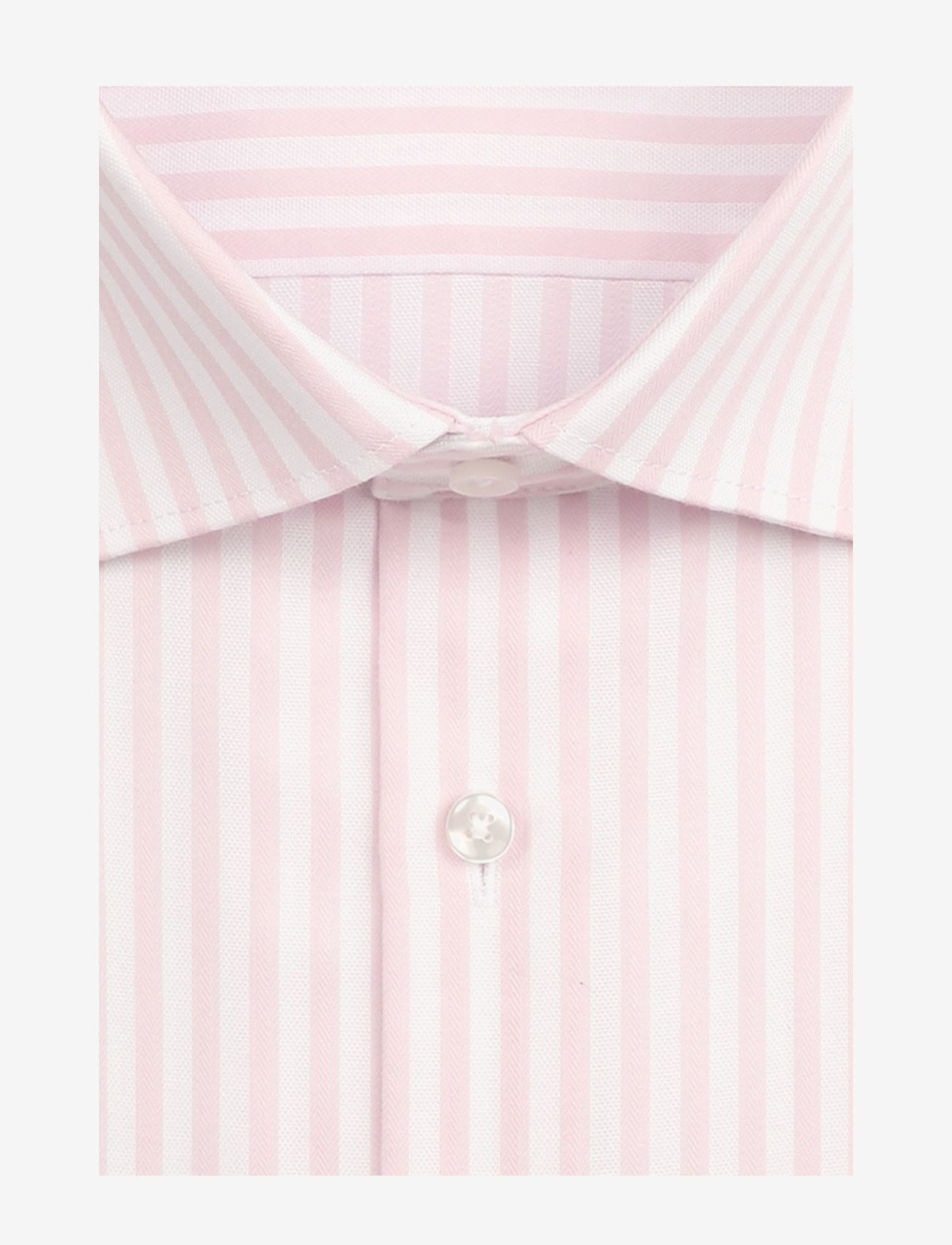 Seidensticker - New Kent 98 - stribede skjorter - pink - 2