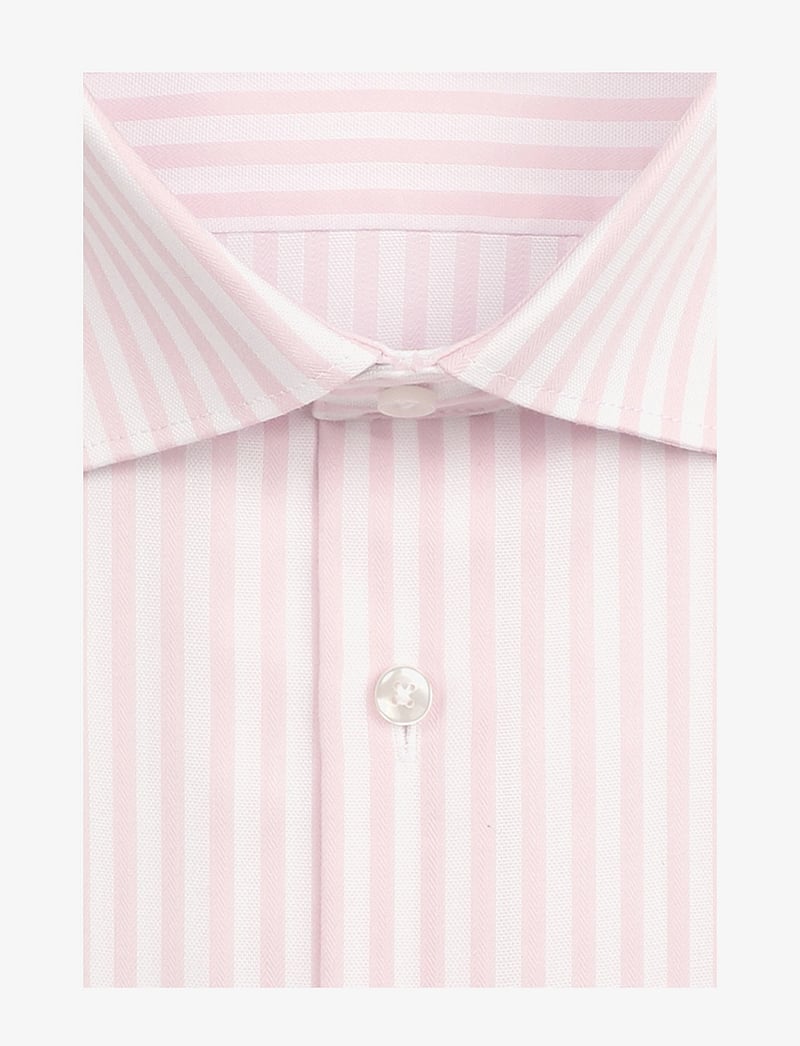 Seidensticker - New Kent 98 - stribede skjorter - pink - 2